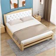 (Pre sale) HDB Storage Bed Solid Wooden Drawers Bed Frame Storage Bed Frame with Storage Solid Wood Bed Bed Frame with Drawer Mattress Single Double Bed Frame Queen/King Bed