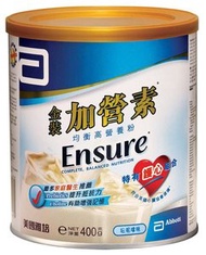 雅培 - 雅培【金裝加營素 400g】(雲尼拿味) Ensure 適用於增肥 此日期前最佳：2026年2月28日