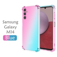 Carristo Samsung Galaxy M14 5G Rainbow Aurora Anti-Shock Case Cover Back TPU Silicone Soft Casing Mo
