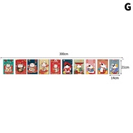 JETTING | 【F】Japanese Style Lucky Cat Hanging String Flag Sushi Restaurant Bunting Banners Izakaya H