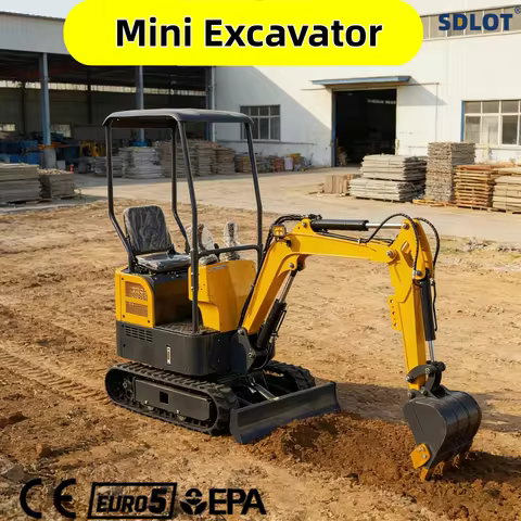 0.8-2.0Ton EPA Mini Excavator, Easy to Transport on Trailer, Great for Landscapers, Farmers, and Sma