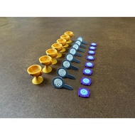 [Plastic] Wondrous Creatures Board Game: Upgrade Token-Resource Kit For Game