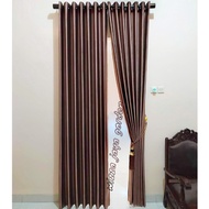 Gorden ruang tamu model terbaru dan pintu kamar minimalisgorden polos blackout imfort tebal bagus