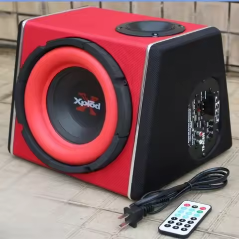 8-Inch 880W Car Subwoofer Audio Active Bluetooth Radio 12V220V24V Car Subwoofer