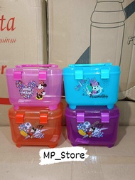 GROSIR 1 LUSIN (12PCS) MINI BOX CONTAINER CALISTA Souvenir ultah anak