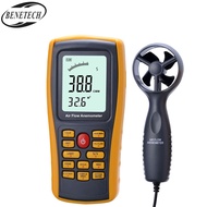 BENETECH GM8902หน้าจอ LCD ขนาด2.6นิ้วเครื่องวัดความเร็วลมแบบดิจิตอลเครื่องวัดความเร็วลม