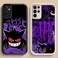 LF-43 Pokémon Gengar Shockproof Casing for Samsung A55 A54 M15 S25 S24 S21 FE Ultra