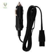 RADIV Mini Fridge Lead Plug Wire, 2m DC 12V Car Refrigerator Lead Cable, Power Cord 2 Pin Lead Plug 