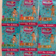 Pampers Promo Baby Happy Renceng/sachet M,L,XL Isi 6pcs Popok Celana Anak