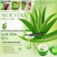 Aloe Vera Gel 99% Crso Original (300 ml) Kemasan Besar / Aloe Vera Gel Ori untuk Wajah Glowing / Mas