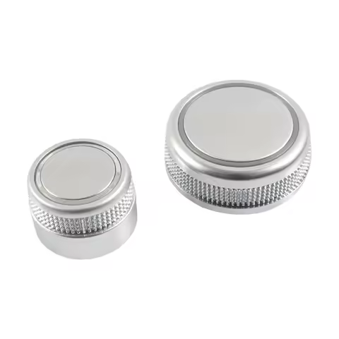 2Pcs ​Multimedia Control Knob Adjust MMI Navi Main Menu 4G0919070 4G0919069 For Audi A6 S6 A7 RS7 Sp