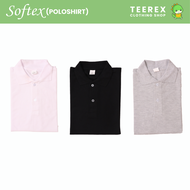 LOWEST PRICE!! SOFTEX/ WHISTLER Honeycomb UNISEX PLAIN POLO SHIRT WHITE BLACK GRAY (BEST SELLER/LOWE