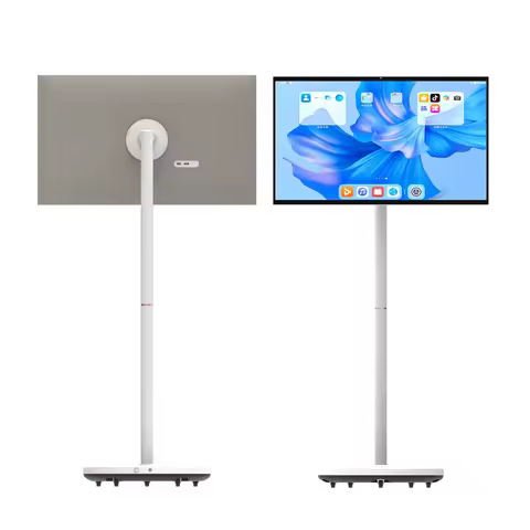 24 27 32 Inch Wireless Smart Portable Tv Android Monitor with 1300w Camera 5h Battery Life Touch Scr