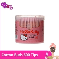 Hello Kitty Cotton Buds Pink Tips 600s - Luxe Organix
