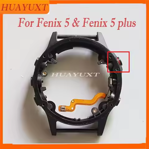 For Garmin Fenix 5 Fenix 5 Plus Housing Middle Plastic Frame With Button Smart Motion Replacement Pa