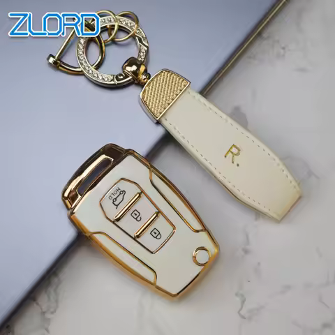 For Ssangyong Korando 215/65 R16 225/60 R17 Car Key Cover FOB Case Remote Key Jacket Protector Car K