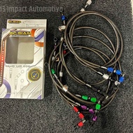 SC SIAM new model carbon brake hose 36 inches long 91 cm Fitting 90 degrees original Thailand 100%