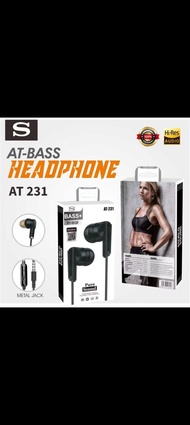 MDR 3oni AT-231 headset handsfree super bass original packing dus