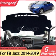 for Honda Fit Jazz 2014~2019 Anti-Slip Mat Dashboard Cover Pad Sunshade Dashmat Protect Carpet Acces