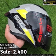 Sec Refined Half Face helmet dual visor motorcycle helmet