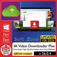 4K Video Downloader Plus 26.0.4 - Download High-Quality Videos from Any Website | Windows - SOFTWARE