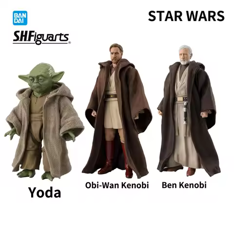 Bandai Officially Licensed STAR WARS Revenge of the Sith Obi Wan Kenobi Yoda A New Hope Ben Kenobi P