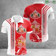 2023 New Sunderland A.F.C EPL Football 3D Polo T-Shirt Hoodie jersey Size：s-6xl Summer Popular