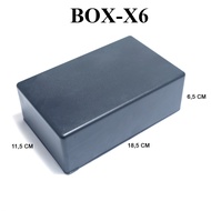 BOX PROJECT X6 HITAM POLOS MULTI FUNGSI BOX KOTAK KX6