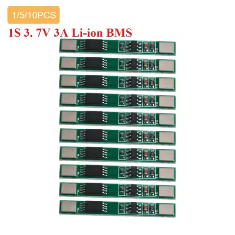 1-10pcs/lot 1S 3.7V 3A 18650 Li-ion PCM Lithium Battery Protection Board BMS Charging Module for 186