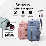 [SG] Gym Duffel Bag Backpack   Fitness Yoga Bag  Weekend Travel Bag with Wet Dry Separation Shoes Co
