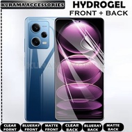 Hydrogel Front + Back Screen Protector Xiaomi Redmi Note 11 Note 11s Note 11 Pro Note 11 Pro+ Note 11T Pro+