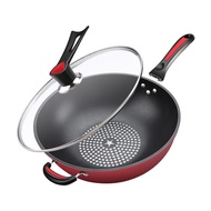 Wok Non-Stick Pan Frying Pan Pan Household Non-Lampblack Gas Stove Induction Cooker Universal Iron Pot/Non-Stick Frypan Frying Pan wok / grill pans woks / Cooking Wok