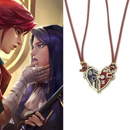 Arcane/Caitlyn/Battle of Twin City Catelyn Pendant Necklace Magnetic Necklace/jytu