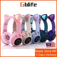 TO 89 Headphone Cat earphone Bluetooth 5.0 Headset Wireless Hifi Music Stereo Bass Mobile Phones Girl Daughter Headset