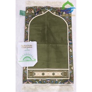 HIJAU Al Rawda Imam Makkah Green Prayer Mat - Original
