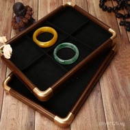 Bracelet Tray Storage Tray Wood Grain Jewelry Ring Tray Bead Solid Wood Jewelry Display Tray Vintage