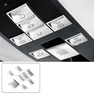 Reading Light Buttons Trim Stickers for Car Roof Sunroof Cover for    C E Class X204 W204 W212
