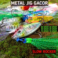 Micro jig plus metal jig hook 20gram 30gram 40gram slow rocker non gid plus assist hok jig metal jig