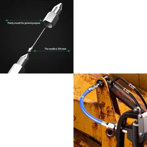 P9FB Iron Needle For Grease Guns High Hardness Grease Guns Accessory Grease Nozzles, Needle Dispense