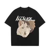 เทปคาสเซ็ต Mr.legendary ILLSLICK  มิสเตอร์ตำนานป๊อปเสื้อยืดแฟชั่นผ้าฝ้ายผู้ชายแขนสั้นด้านบน S-5XL