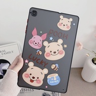 HEXDRAGON Cartoon Shockproof Matte Acrylic Sturdy Transparent Cover Casing for Samsung Tab S6 Lite S7 S8 A7 A7 Lite A8 Tablet Case Kesing Back Cover Cute