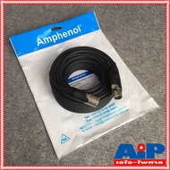 15เมตร AMPHENOL สาย XLRผู้-เมีย 15M CA03-04-C-015 สาย cannon ผู้ ออก cannon เมีย ความยาว 15เมตร สายส