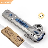 KELONG1 1 bộ trẻ em đầy màu sắc phát sáng Thanh Kiếm đồ chơi 2-trong-1 Xoay giải nén đạo cụ Kính thi
