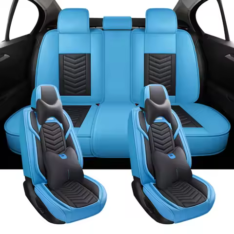 PU Leather Universal Luxury Car Seat Covers For BMW E91 E92 Serie 1 E87 F31 E90 E39 X1 F48 E84 Auto 