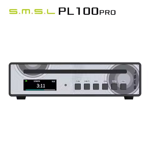 SMSL PL100 Pro CD Player Multi-function CS43131*2 DAC Chips Supports Lossless MQA Playback 4.4mm bal
