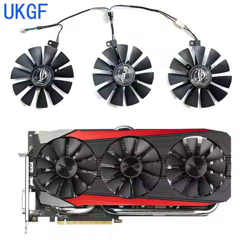 For ASUS STRIX GTX980TI RX480/580 R9 390X/R9 390 GTX 1060 GTX1070 1070Ti 1080Ti PLD09210S12HH PLD092