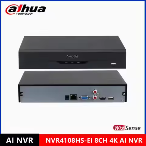 Dahua NVR4104HS-4KS3 4CH 4k NVR & NVR4108HS-EI 8CH AI NVR & NVR4116HS-4ks3 16ch without POE WizSense