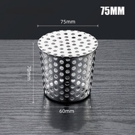 Roof Drain Stainless 63mm 75mm Saringan Talang Air Saringan Got Lantai Atap Dop Saringan Pipa PVC Tu