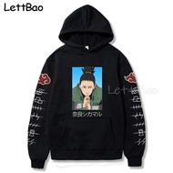 Naruto Anime Hoodie Shikamaru Nara 2021 Naruto Hoodies Anime Streetwear Coup Winter Coat Fashion Loose Hoodie Sweatshirt