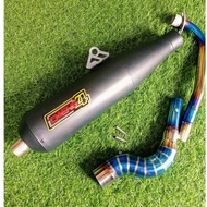 Daeng4 Pipe canister conical open specs exhaust pipe for Wave 125 Xrm 110/125 Wave 100/110/115 Rs125
